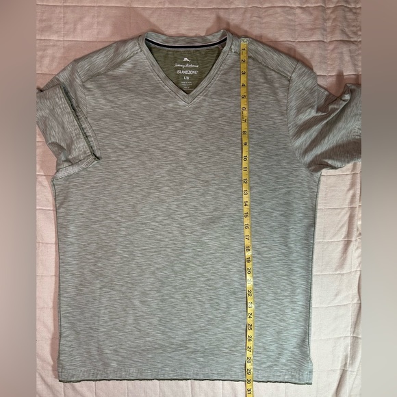 Tommy Bahama Fray Day Harbor IslandZone V-Neck in Dusty Thyme Stlye No. ST225346 - Picture 4 of 11